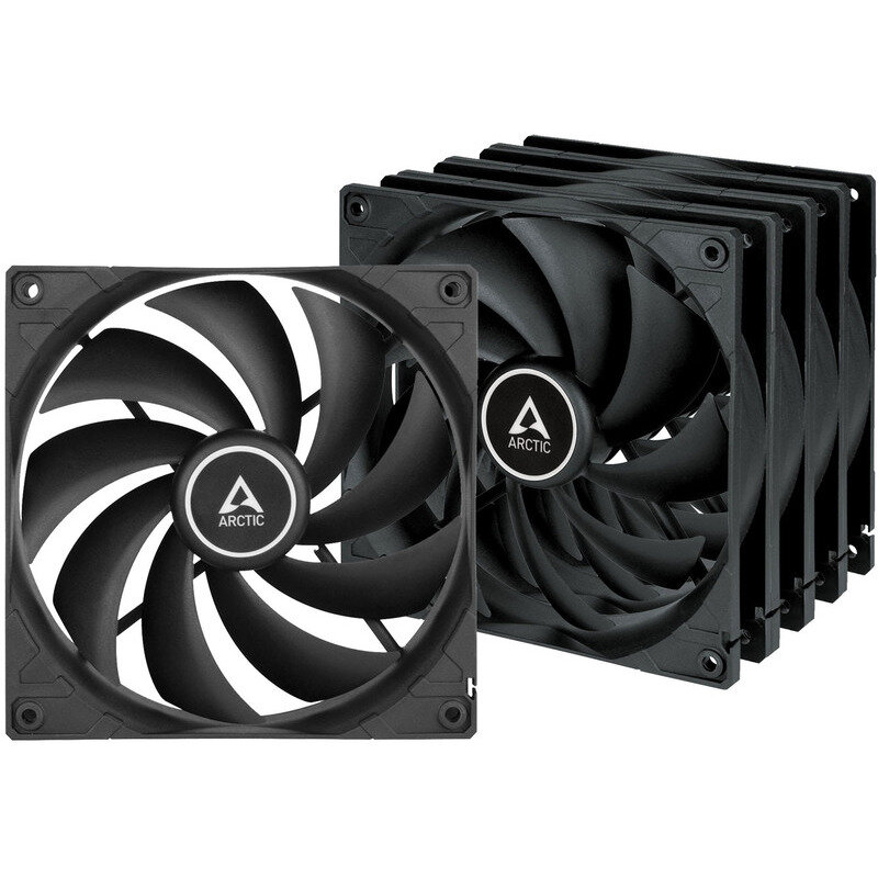 Ventilator ARCTIC F14 PWM PST Value Pack Black, 140mm