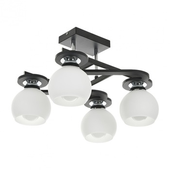 Lustra Ovid, negru, 4xe27, 2285/4 Lustra Ovid, negru, 4xe27, 2285/4