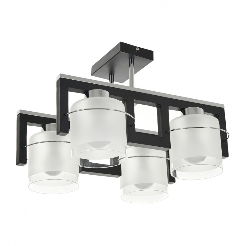 Lustra Sheron, negru, 4xe27, 2284/4