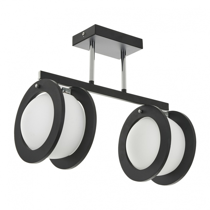 Lustra Pandora, negru, 2xe27, 2280/2