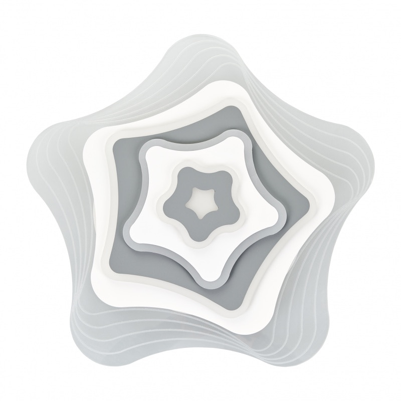 Plafoniera lily, Alb, led 98w, 3000k-4000k-6000k, 2288