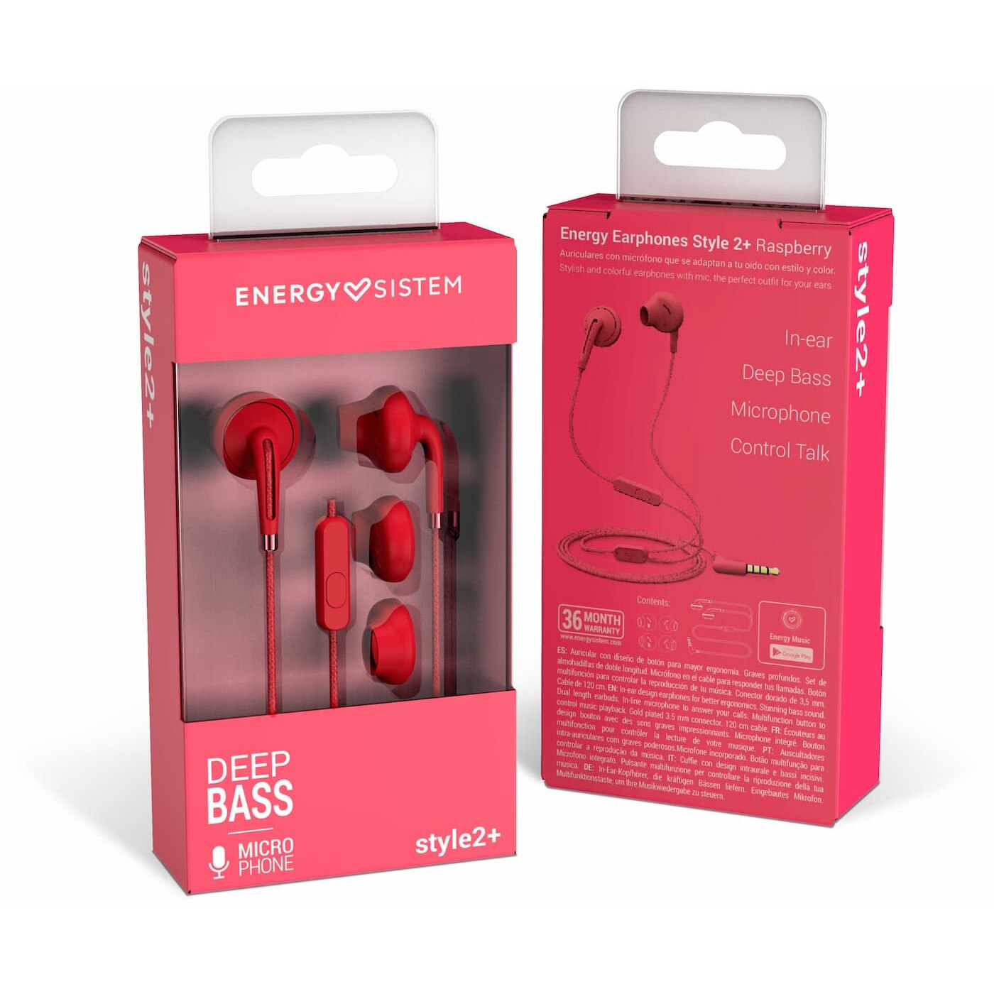 Casti audio, Energy Sistem, Rosu