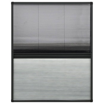Plasa cu umbrar de fereastra pentru insecte vidaXL, Fibra de sticla, 60 x 80 cm, Antracit Plasa cu umbrar de fereastra pentru insecte vidaXL, Fibra de sticla, 60 x 80 cm, Antracit