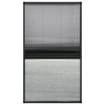 Plasa cu umbrar de fereastra pentru insecte vidaXL, Fibra de sticla, 80 x 160 cm, Antracit Plasa cu umbrar de fereastra pentru insecte vidaXL, Fibra de sticla, 80 x 160 cm, Antracit
