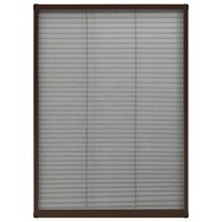 plasa tip plisse de insecte pentru fereastra vidaxl fibra de sticla 80 x 120 cm maro imagen 24_0_
0