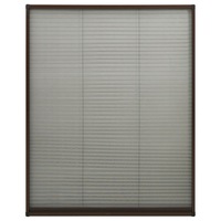 plasa tip plisse de insecte pentru fereastra vidaxl fibra de sticla 110 x 160 cm maro imagen 51_0_
0