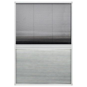 Plasa cu umbrar de fereastra pentru insecte vidaXL, Fibra de sticla, 100 x 160 cm, Alb Plasa cu umbrar de fereastra pentru insecte vidaXL, Fibra de sticla, 100 x 160 cm, Alb