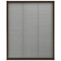 plasa tip plisse de insecte pentru fereastra vidaxl fibra de sticla 80 x 100 cm maro imagen 9_0_
0