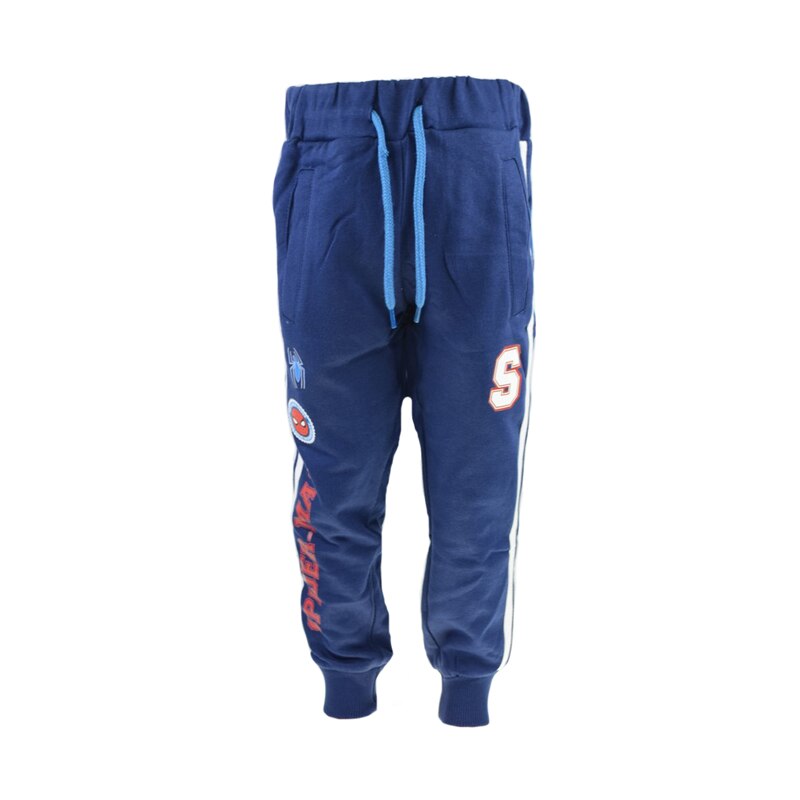 Pantaloni sport pentru baieti E Plus M Spider Man 50-104B, Bleumarin
