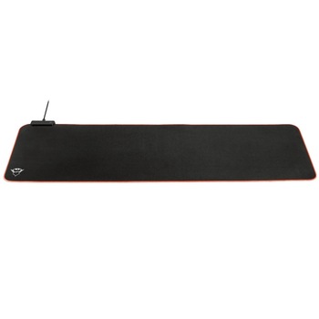 Mouse pad de gaming Trust, XXL RGB, 93x30 cm, Negru Mouse pad de gaming Trust, XXL RGB, 93x30 cm, Negru