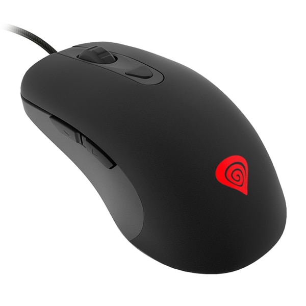 Mouse de gaming Genesis, Optic, 3200Dpi, Ergonomic, Senzor optic, Negru