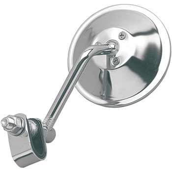 Oglinda moto Rotunda CLAMP-ON, culoare crom, picior 10 cm Oglinda moto Rotunda CLAMP-ON, culoare crom, picior 10 cm