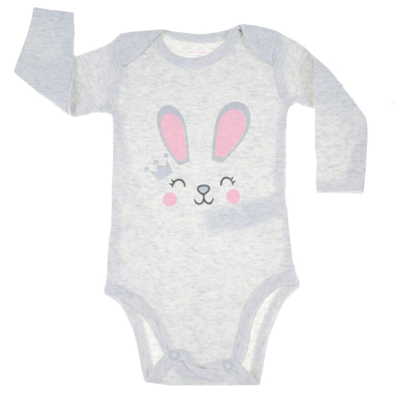 Body cu maneca lunga pentru fete E Plus M 51013137G, Gri