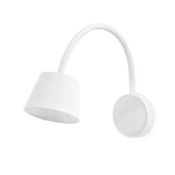 Aplica LED de perete, Faro, Blome, Metal, 3W, Alb Aplica LED de perete, Faro, Blome, Metal, 3W, Alb