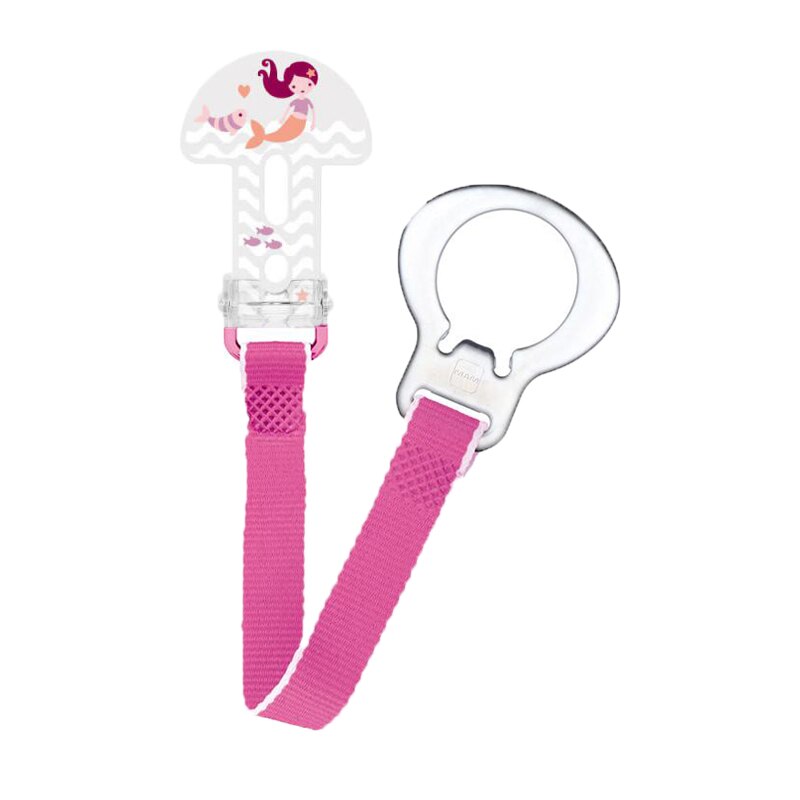 Lant pentru suzeta MAM 391132, Fucsia 0+ luni