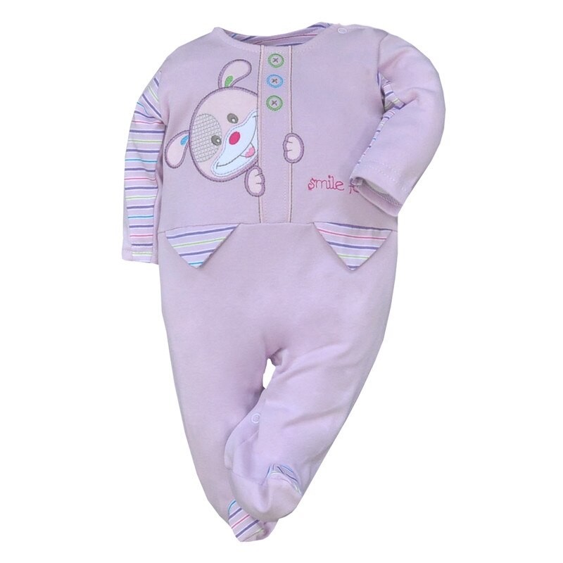 Salopeta cu maneca lunga pentru copii Koala Tino 1864M, Mov 62 cm