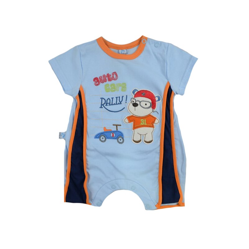 Salopeta de vara pentru baieti Koala 04-042, Albastru, 68 cm