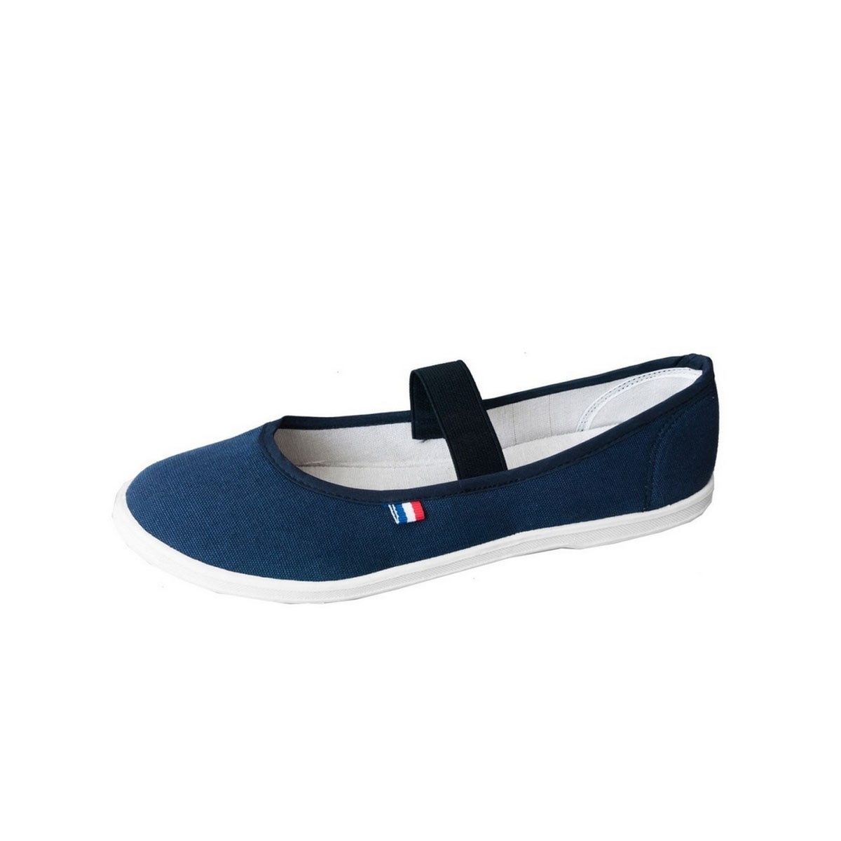 Tenisi din panza pentru fete Mini Junior 455/15, Bleumarin