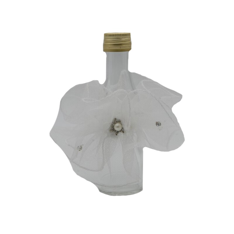 Sticluta mir pentru botez 150 ml Mini Junior 50ST, Alb