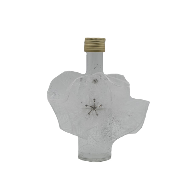 Sticluta mir pentru botez 150 ml Mini Junior 49ST, Alb