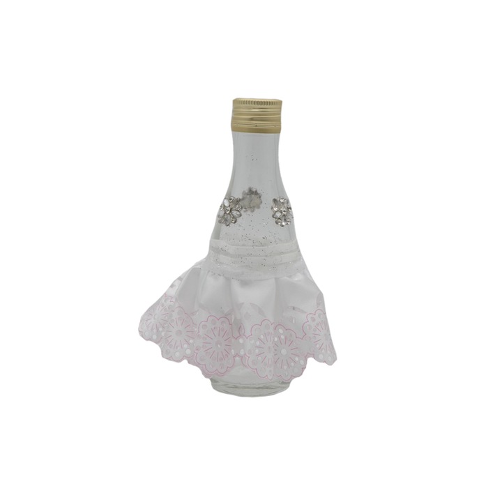 Mirha palack keresztelőhöz 150 ml Mini Junior 48ST, Fehér