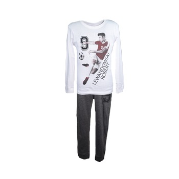 Pijama pentru baieti E Plus M Robert Lewandowski 807270, Multicolor, 134 cm Pijama pentru baieti E Plus M Robert Lewandowski 807270, Multicolor, 134 cm