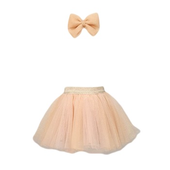 Fusta TU-TU+bentita, roz cu sclipici Fusta TU-TU+bentita, roz cu sclipici