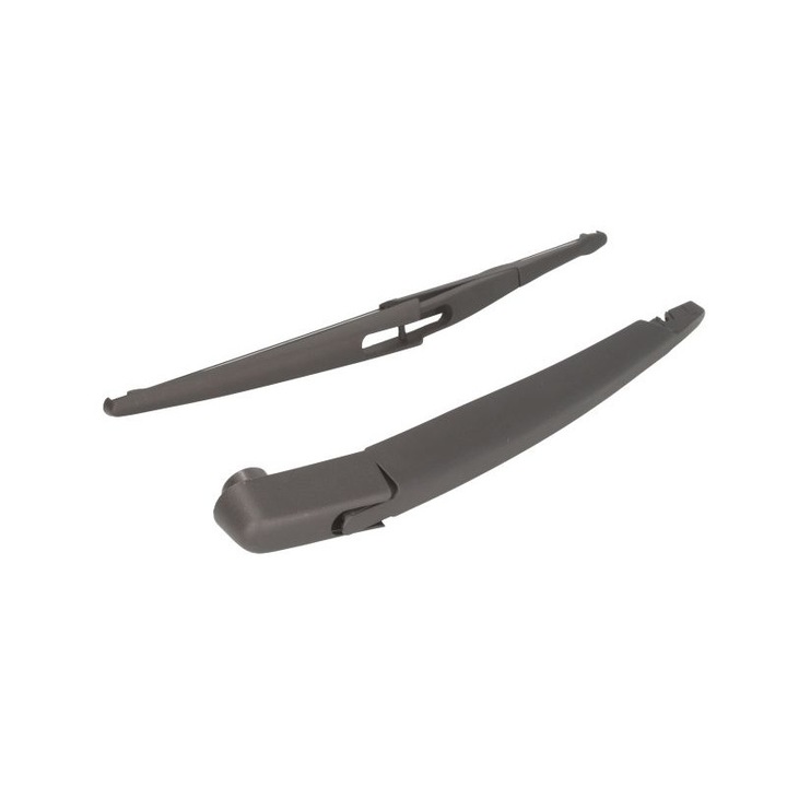 Set Brat stergator luneta, capac si lamela stergator, compatibil ALFA ROMEO MITO (955_) 08.2008 - Prezent, negru