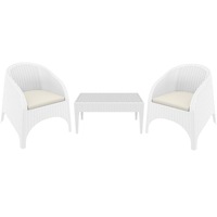 set mobilier terasagradina 2 fotolii aruba cu masuta cafea miami 93x53xh45cm polipropilenfibra sticla culoare alba  2 perne imagen 11_0_
0