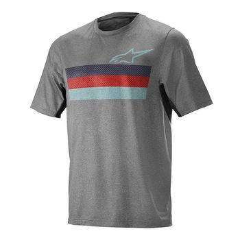 Tricou Alpinestars Alps 6.0 SS Melange/Grey/red XL Tricou Alpinestars Alps 6.0 SS Melange/Grey/red XL