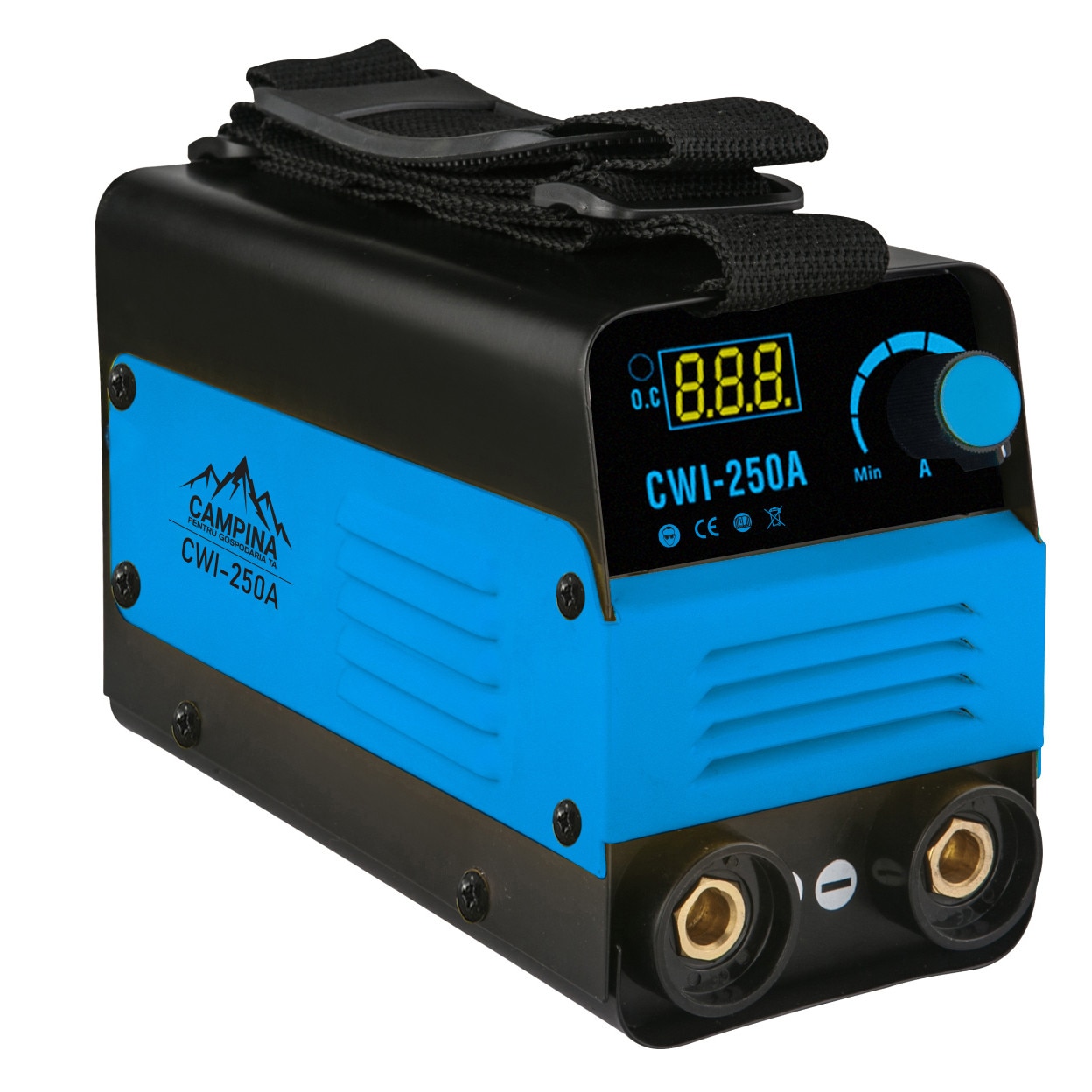 Aparat de sudura tip invertor Campina CWI-250A, 250A, sudura tip MMA, diametru maxim electrod 4mm, IGBT