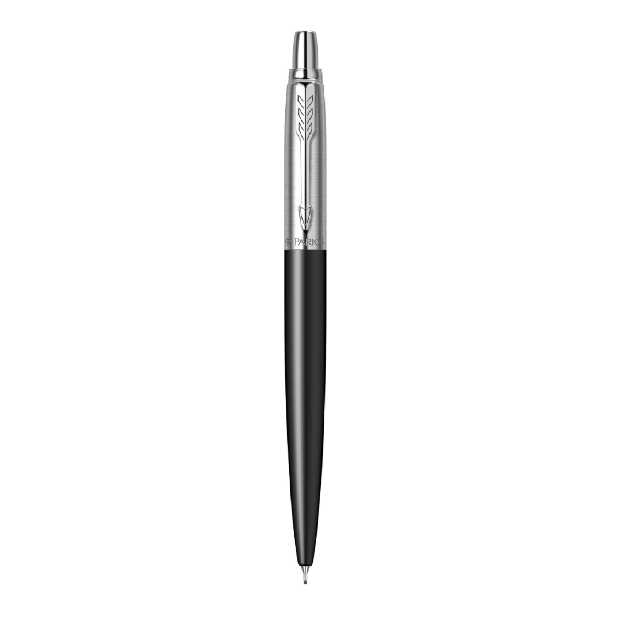 Creion mecanic 0.5, Jotter Royal, otel inoxidabil placat cu crom, 132mmx10mm, greutate 14.7gr, negru