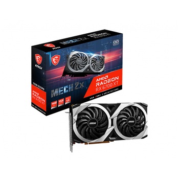 Placa video MSI Radeon™ RX 6700 XT MECH 2X OC, 12GB GDDR6, 192-bit Placa video MSI Radeon™ RX 6700 XT MECH 2X OC, 12GB GDDR6, 192-bit