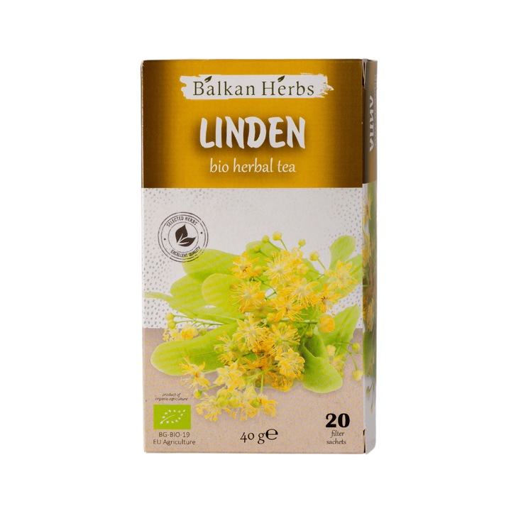 Balkan Herbs Linden, gyógytea, 20 tasak