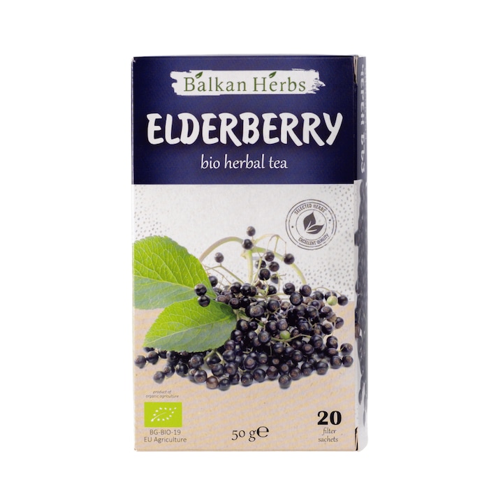 Balkan Herbs Fekete bodza gyümölcs, gyógytea, 20 tasak