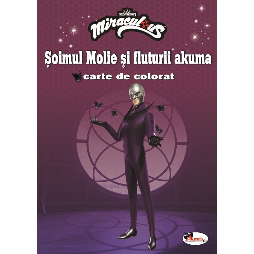 Soimul molie si fluturii akuma- carte de colorat