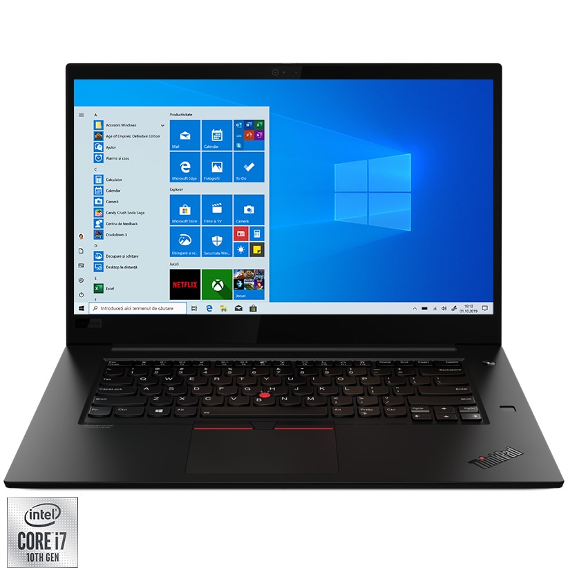 Laptop Lenovo ThinkPad X1 Extreme Gen 3 cu procesor Intel Core i7