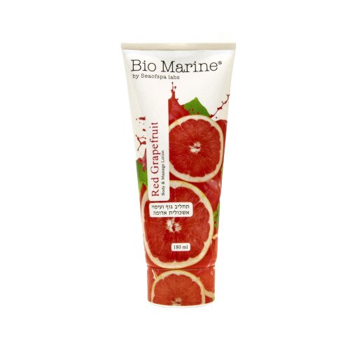 Lotiune de Corp si Masaj cu Grapefruit Rosu, pentru toate tipurile de piele, Bio Marine, 180 ml