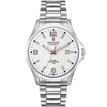 Ceas barbatesc Swiss Military 06-5277.04.001, Quartz, 40mm, 10ATM, Argintiu Ceas barbatesc Swiss Military 06-5277.04.001, Quartz, 40mm, 10ATM, Argintiu