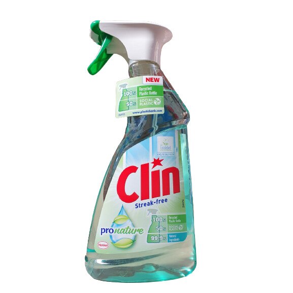 Solutie pentru curatarea geamurilor, Clin Pro Nature 500ml