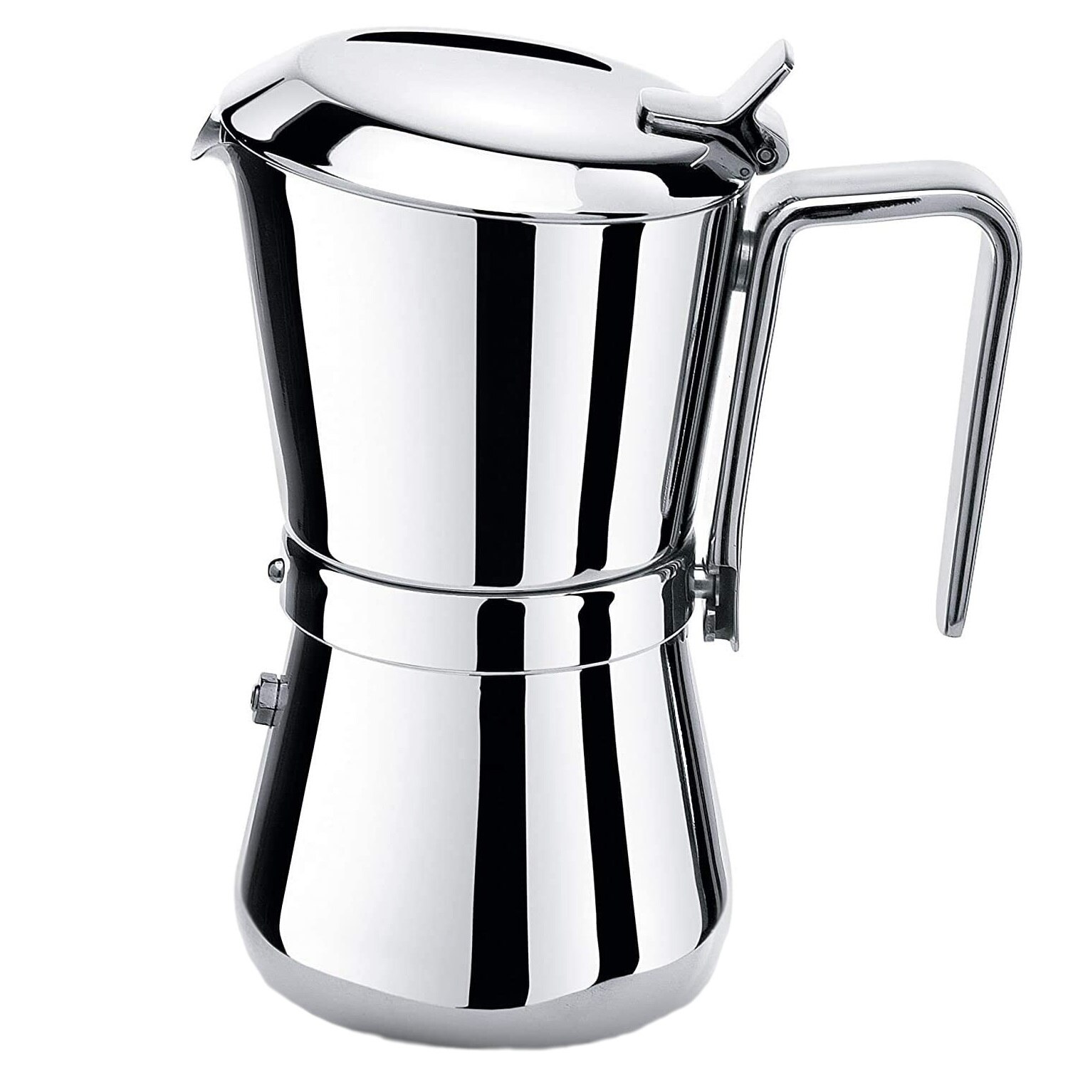 Ibric, Giannini, Moka Acciaio, Aluminiu, 250 ml