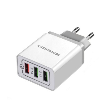 Incarcator Wozinsky Fast Charge QC 3.0 3x USB 30W Incarcator Wozinsky Fast Charge QC 3.0 3x USB 30W