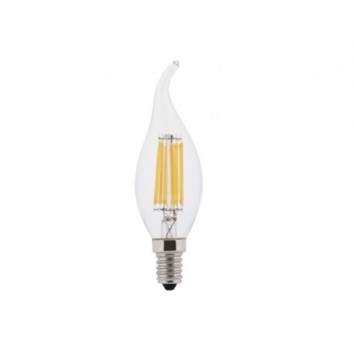 3 db LEDmaster E14-es foglalatú 4W-os meleg fehér izzó dimmelhető filamentszálas láng