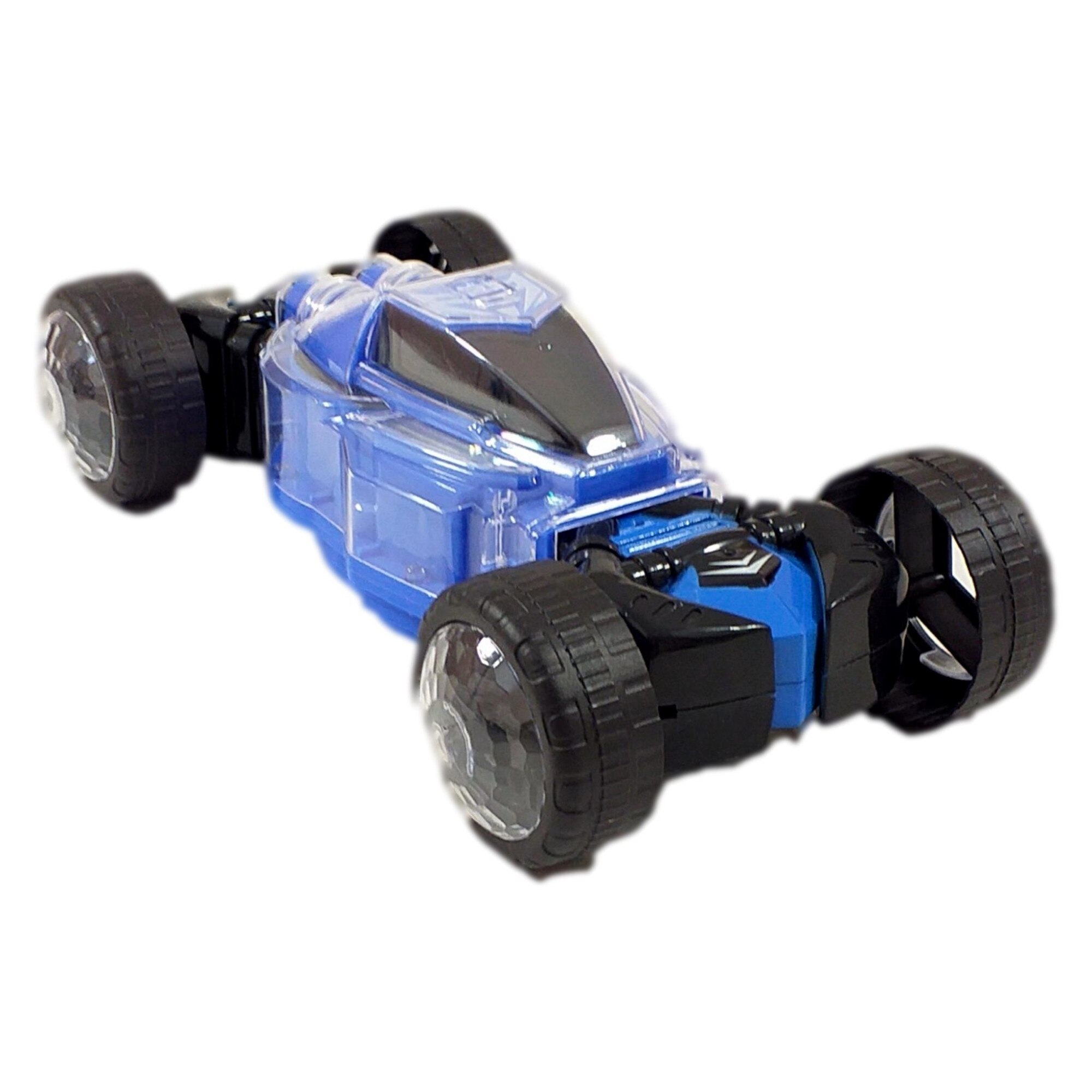 Masinuta Twist, cu roti luminoase si sunete, albastra