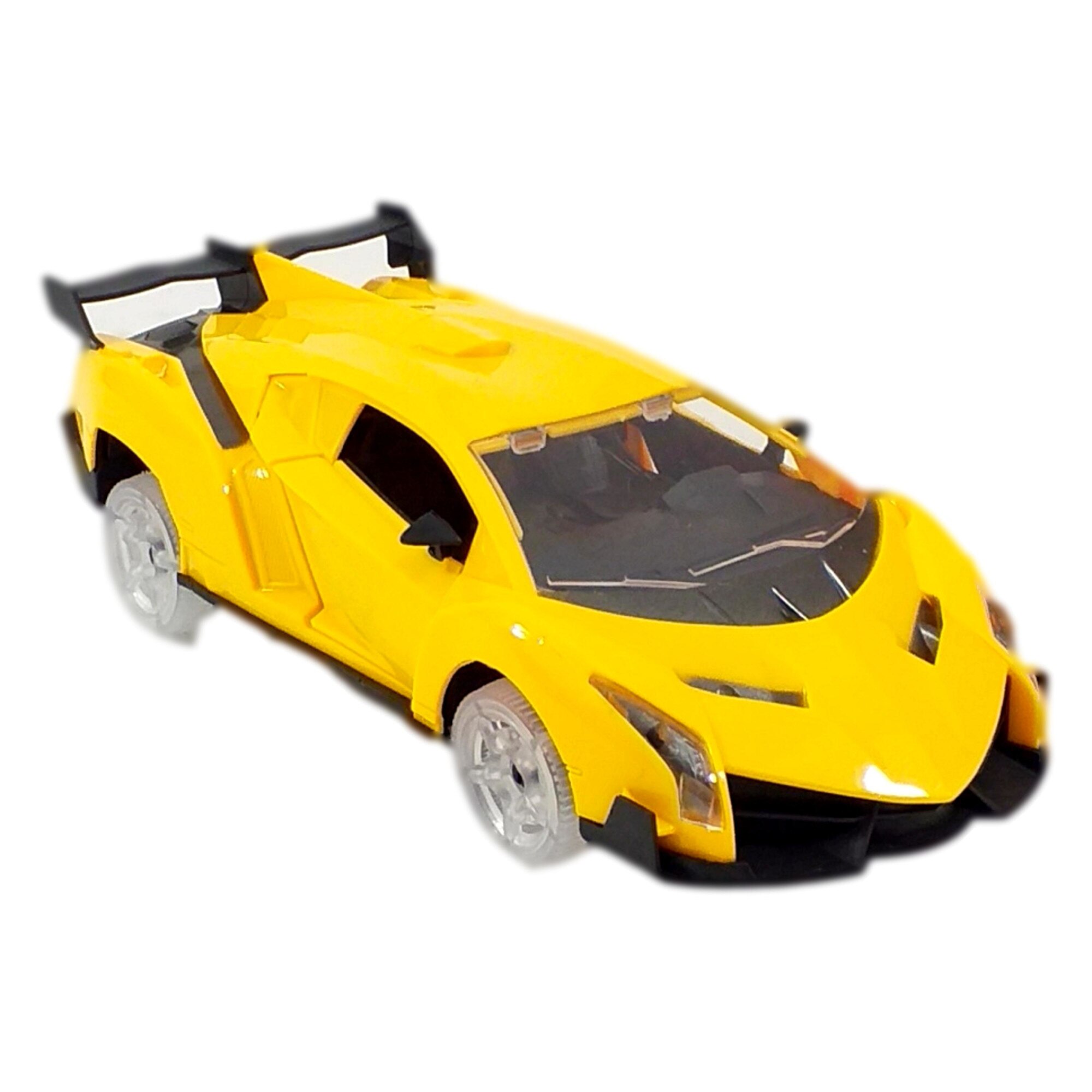 Masina Bugatti cu sunete si lumini, galben