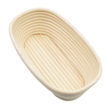 Banettone - de cos pentru cresterea painii cu lenjerie, spatula si suport cu cutit, oval Banettone - de cos pentru cresterea painii cu lenjerie, spatula si suport cu cutit, oval