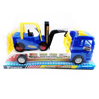 Set camion cu autoutilitara, 28x7x9 cm , multicolor Set camion cu autoutilitara, 28x7x9 cm , multicolor