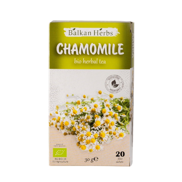 Balkan Herbs Kamilla, gyógytea, 20 tasak