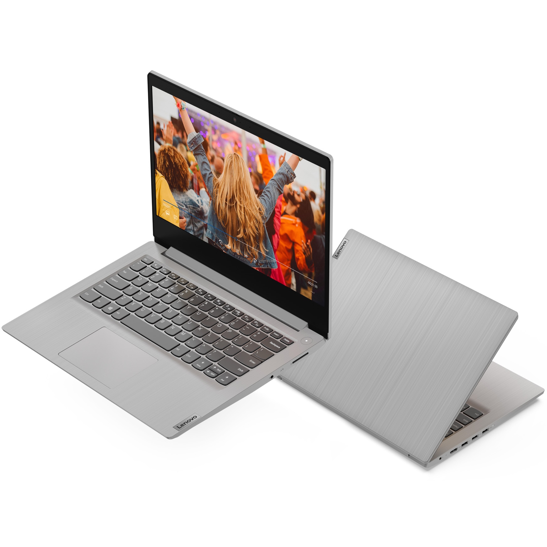 Laptop Lenovo IdeaPad 3 14ADA05 cu procesor AMD Ryzen 5 3500U, 14", Full HD, 8GB, 512GB SSD, AMD Radeon Vega 8 Graphics, Free DOS, Platinum Grey
