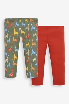 JoJo Maman Bebe, Colanti cu imprimeu, Rosu/verde sparanghel, 86 CM JoJo Maman Bebe, Colanti cu imprimeu, Rosu/verde sparanghel, 86 CM